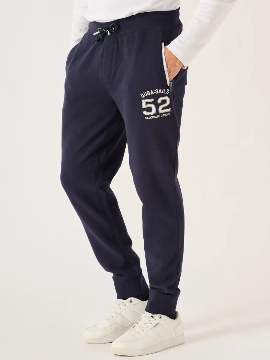 dark_navy_xseries_cuffed__0.webp Quba & Co Dark Navy X-Series Cuffed Jog Pants - Quinter Fashion
