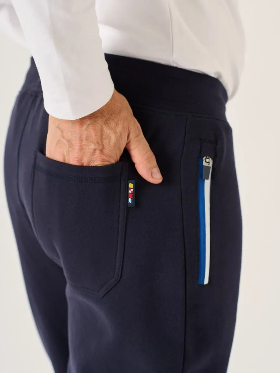 dark_navy_xseries_cuffed__4.webp Quba & Co Dark Navy X-Series Cuffed Jog Pants - Quinter Fashion