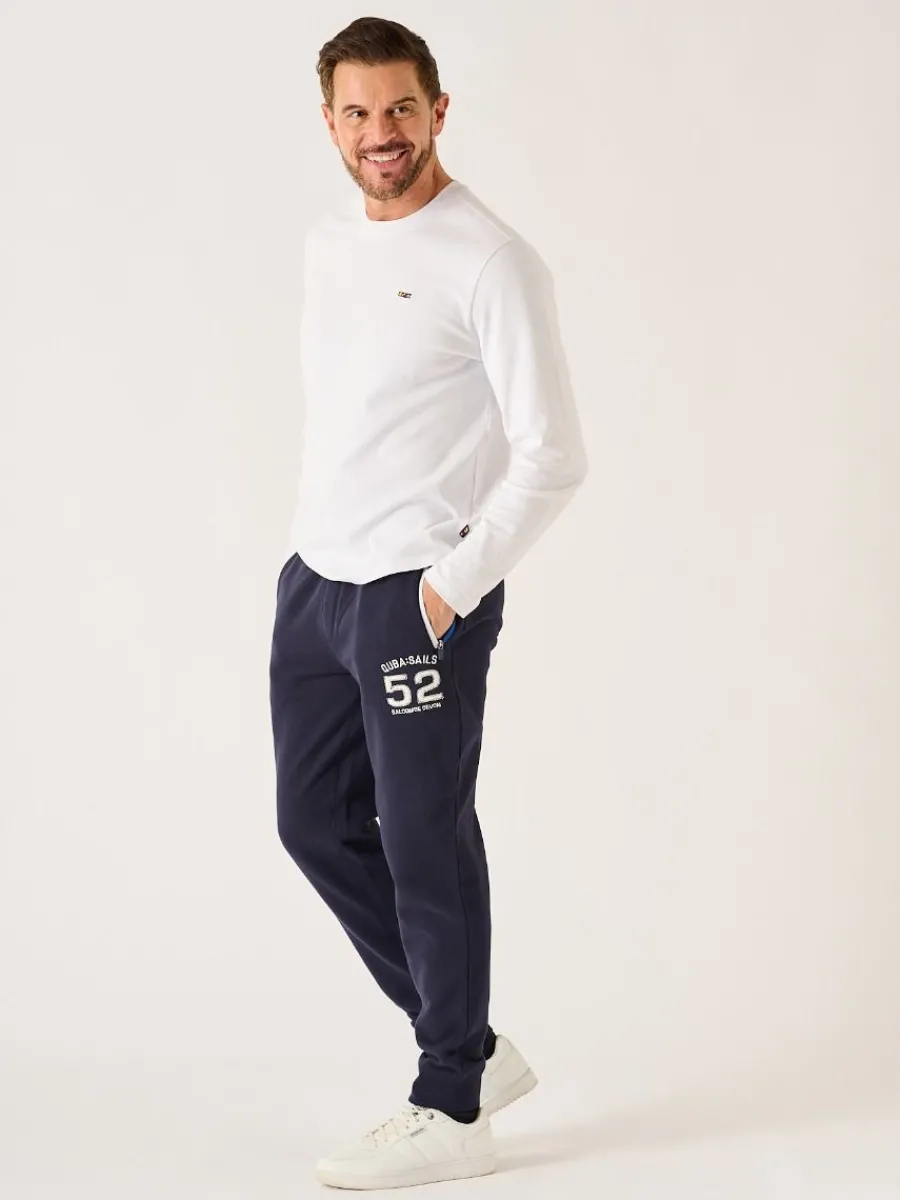 dark_navy_xseries_cuffed__7.webp Quba & Co Dark Navy X-Series Cuffed Jog Pants - Quinter Fashion