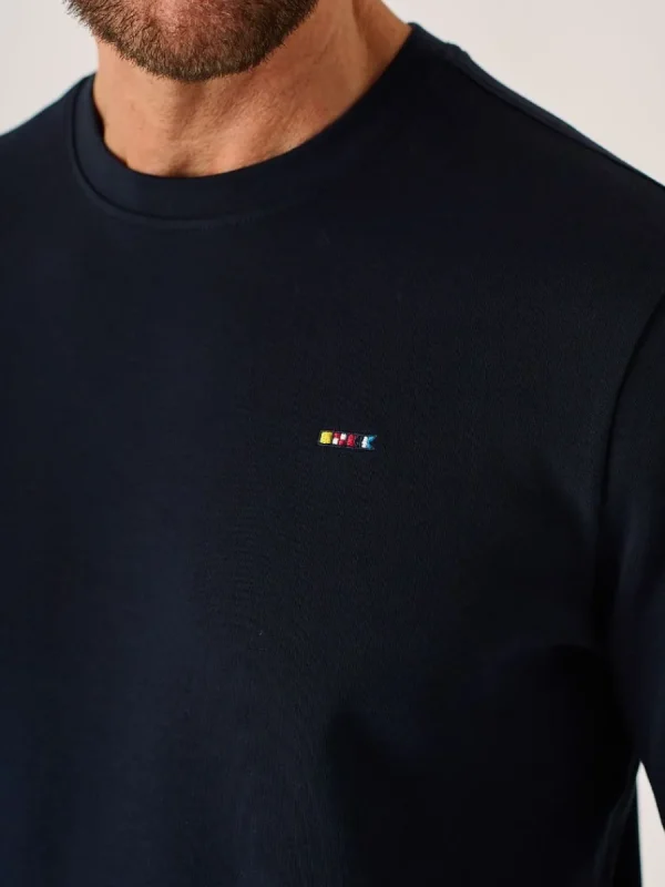 Quba & Co Dark Navy X-Series Long Sleeved T-Shirt - Niall Discount