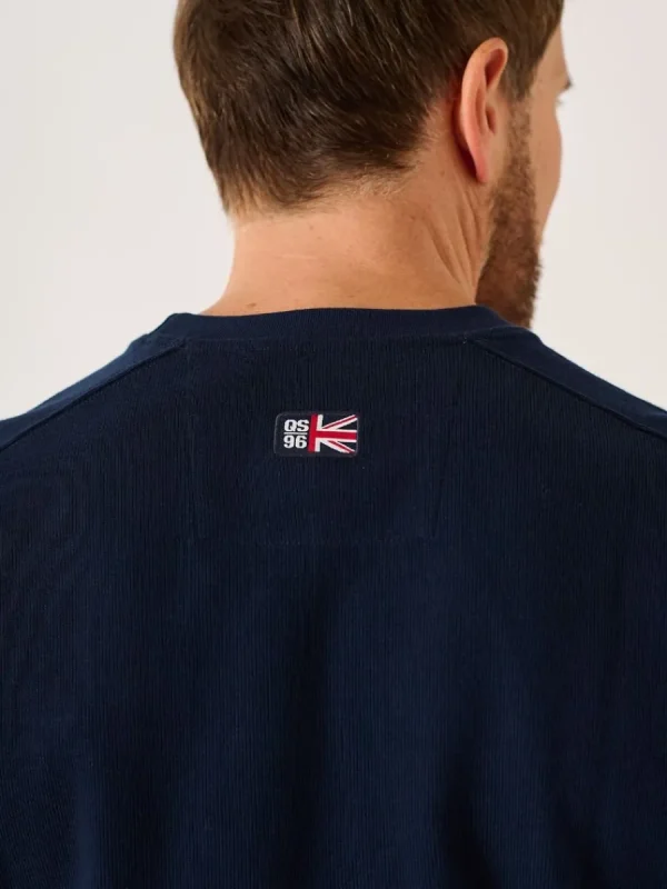 Quba & Co Dark Navy X-Series Long Sleeve Ribbed T-Shirt - Maynard Discount