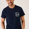 Quba & Co Dark Navy X-Series Pique Quba Sails T-Shirt - Lawton Outlet