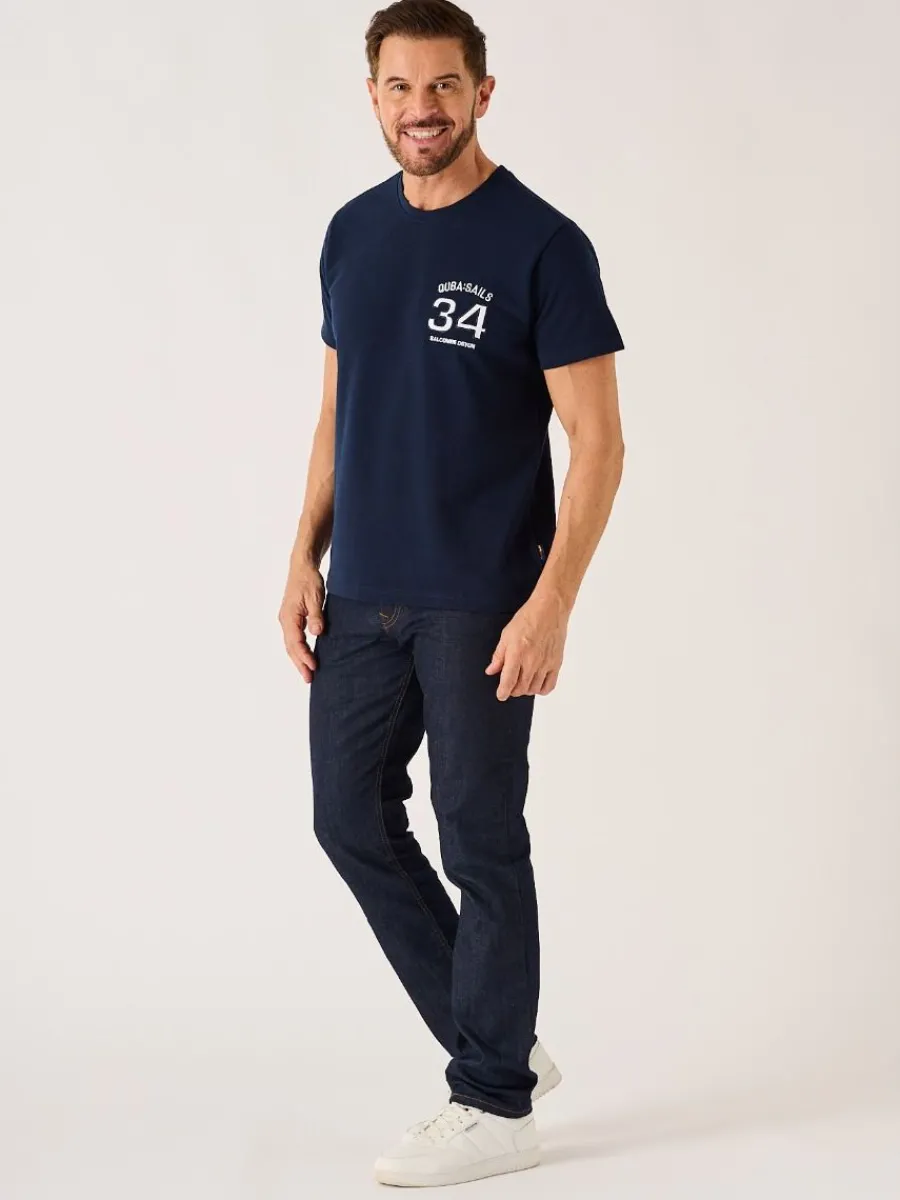 dark_navy_xseries_pique_q_4.webp Quba & Co Dark Navy X-Series Pique Quba Sails T-Shirt - Lawton Outlet