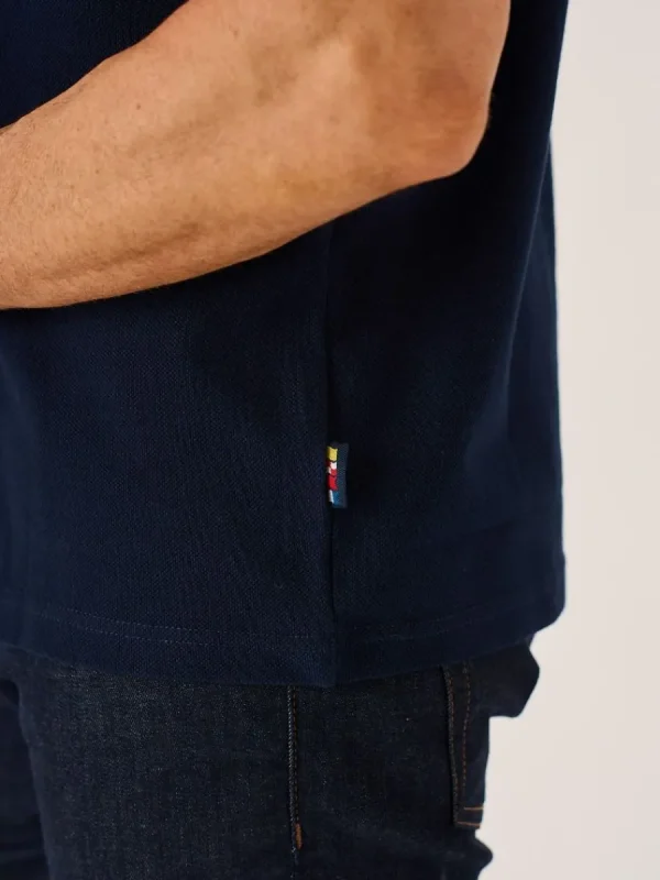 Quba & Co Dark Navy X-Series Pique Quba Sails T-Shirt - Lawton Outlet