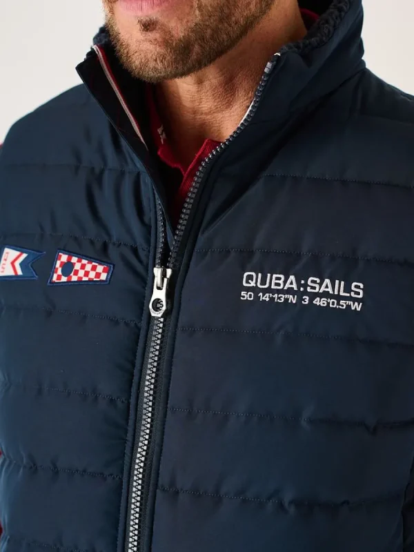 Quba & Co Dark Navy X-Series Thermal Padded Gilet - Jerrod Best