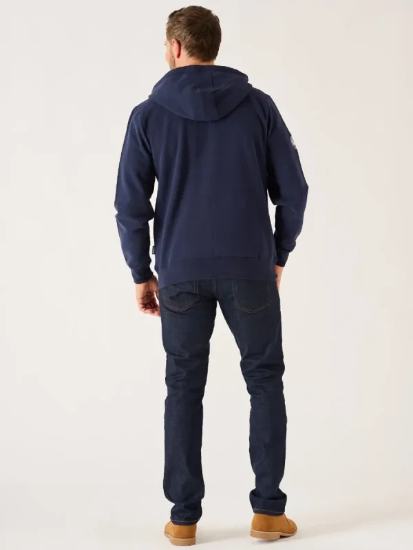 Quba & Co Dark Navy X-Series Zip Through Hoodie - Elkan Discount