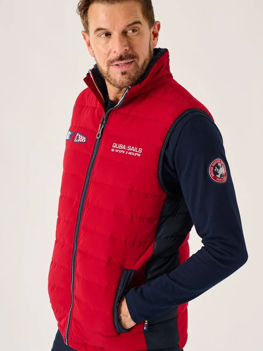 dark_red_xseries_thermal__0.webp Quba & Co Dark Red X-Series Thermal Padded Gilet - Jerrod Sale