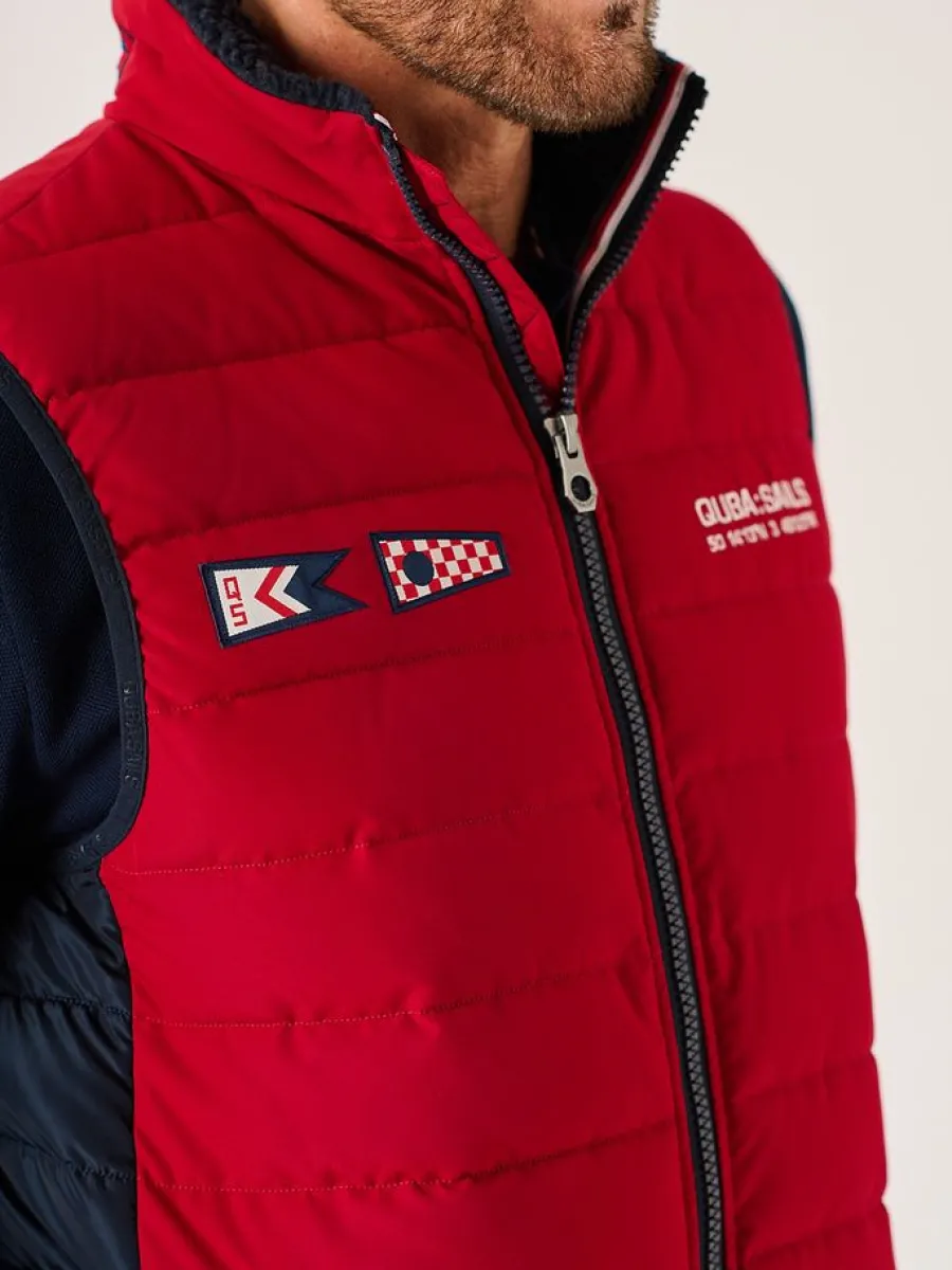 dark_red_xseries_thermal__1.webp Quba & Co Dark Red X-Series Thermal Padded Gilet - Jerrod Sale