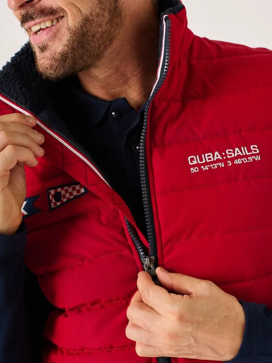 dark_red_xseries_thermal__3.webp Quba & Co Dark Red X-Series Thermal Padded Gilet - Jerrod Sale