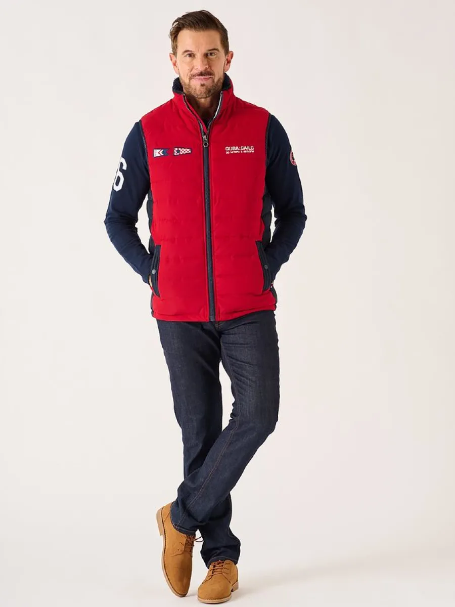 dark_red_xseries_thermal__4.webp Quba & Co Dark Red X-Series Thermal Padded Gilet - Jerrod Sale