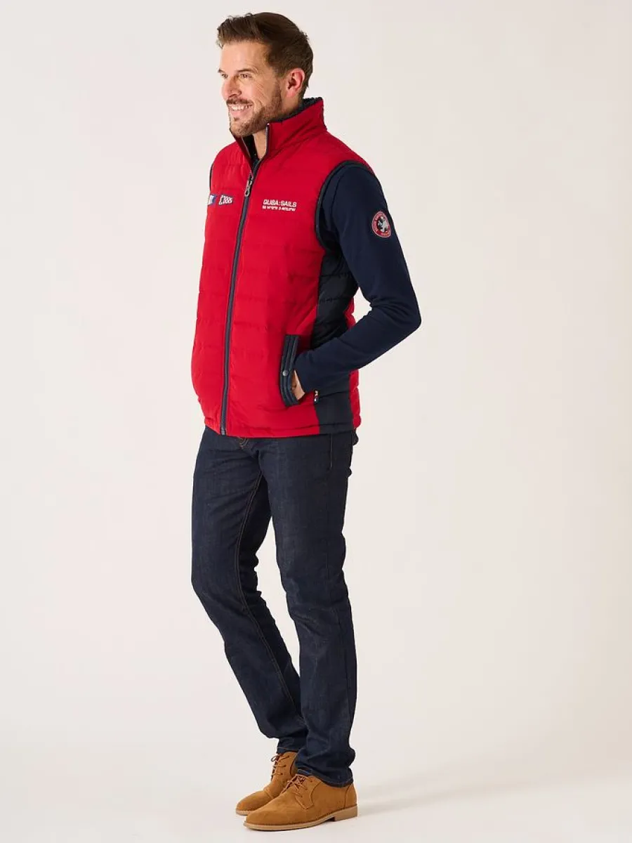 dark_red_xseries_thermal__5.webp Quba & Co Dark Red X-Series Thermal Padded Gilet - Jerrod Sale