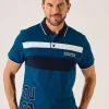 Quba & Co Dark Teal Quba Sails X- Series Polo Shirt - Pico Clearance