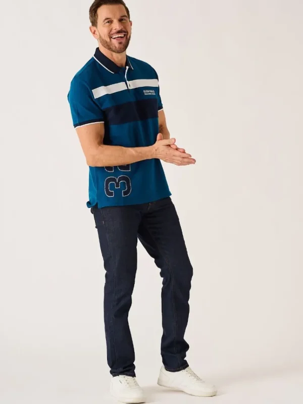 Quba & Co Dark Teal Quba Sails X- Series Polo Shirt - Pico Clearance