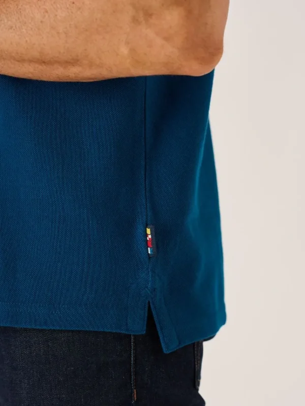 Quba & Co Dark Teal Quba Sails X- Series Polo Shirt - Pico Clearance