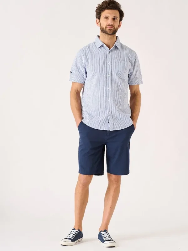 Quba & Co Dustin Short Sleeved Striped Shirt New