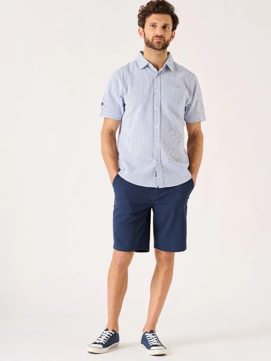 dustin_short_sleeved_stri_6.webp Quba & Co Dustin Short Sleeved Striped Shirt New