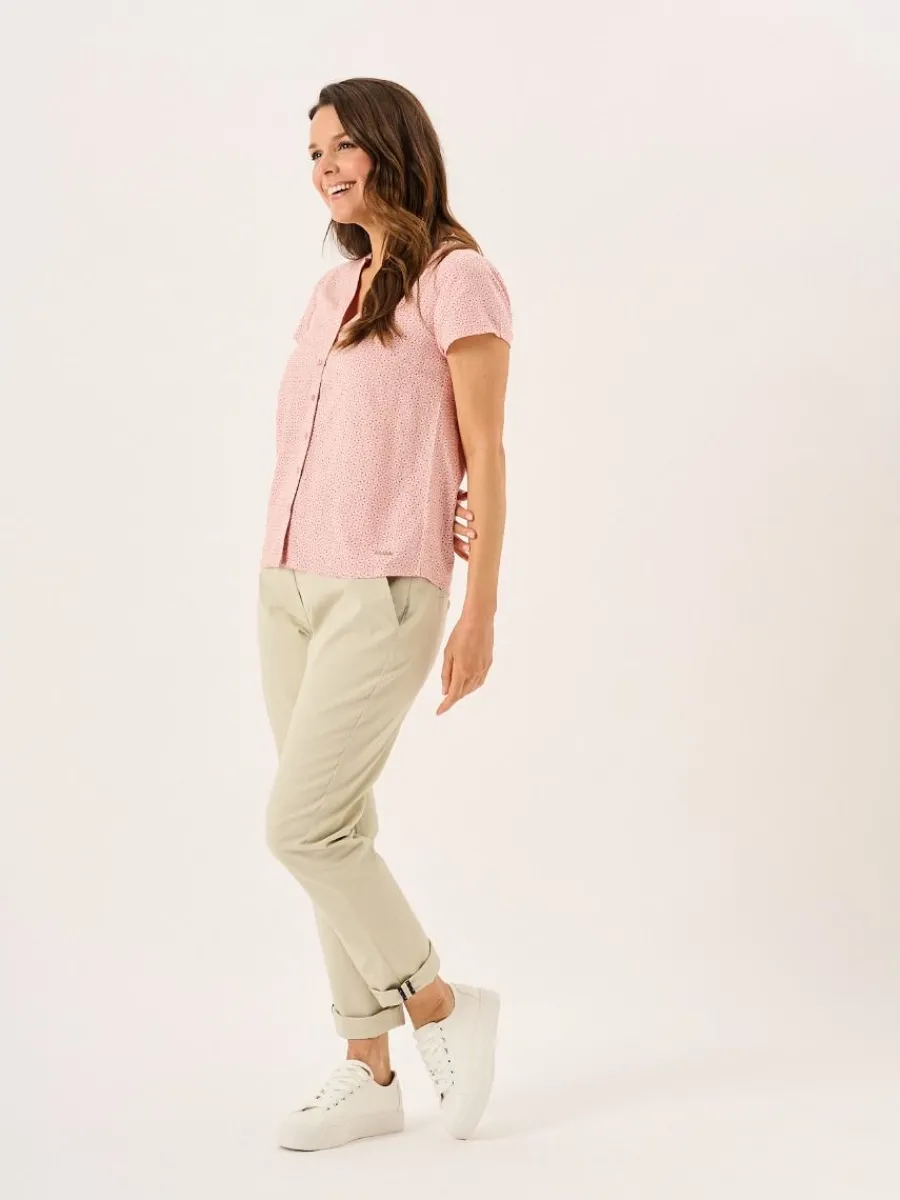 dusty_pink_notch_neck_spo_7.webp Quba & Co Dusty Pink Notch Neck Spotted Shirt - Adrienne New
