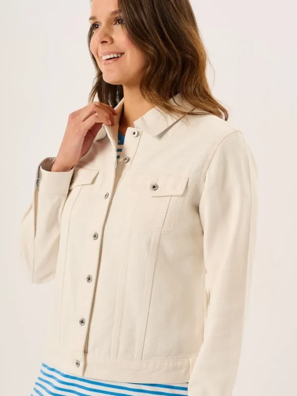 Quba & Co Foam White Ladies Western Jacket - Aliyona Discount