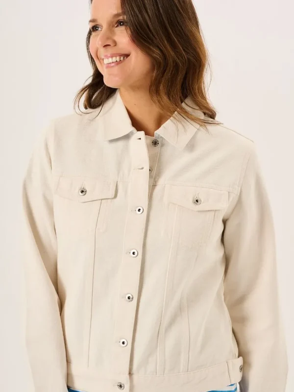 Quba & Co Foam White Ladies Western Jacket - Aliyona Discount