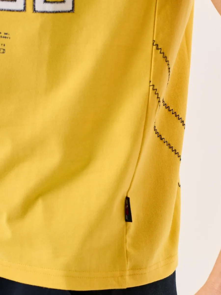 golden_yellow_quba_sails__7.webp Quba & Co Golden Yellow Quba Sails X-Series Boat Design Graphic T-Shirt - Ekko Best