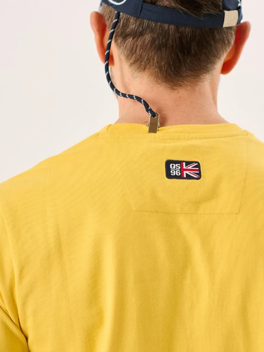 golden_yellow_quba_sails__8.webp Quba & Co Golden Yellow Quba Sails X-Series Boat Design Graphic T-Shirt - Ekko Best