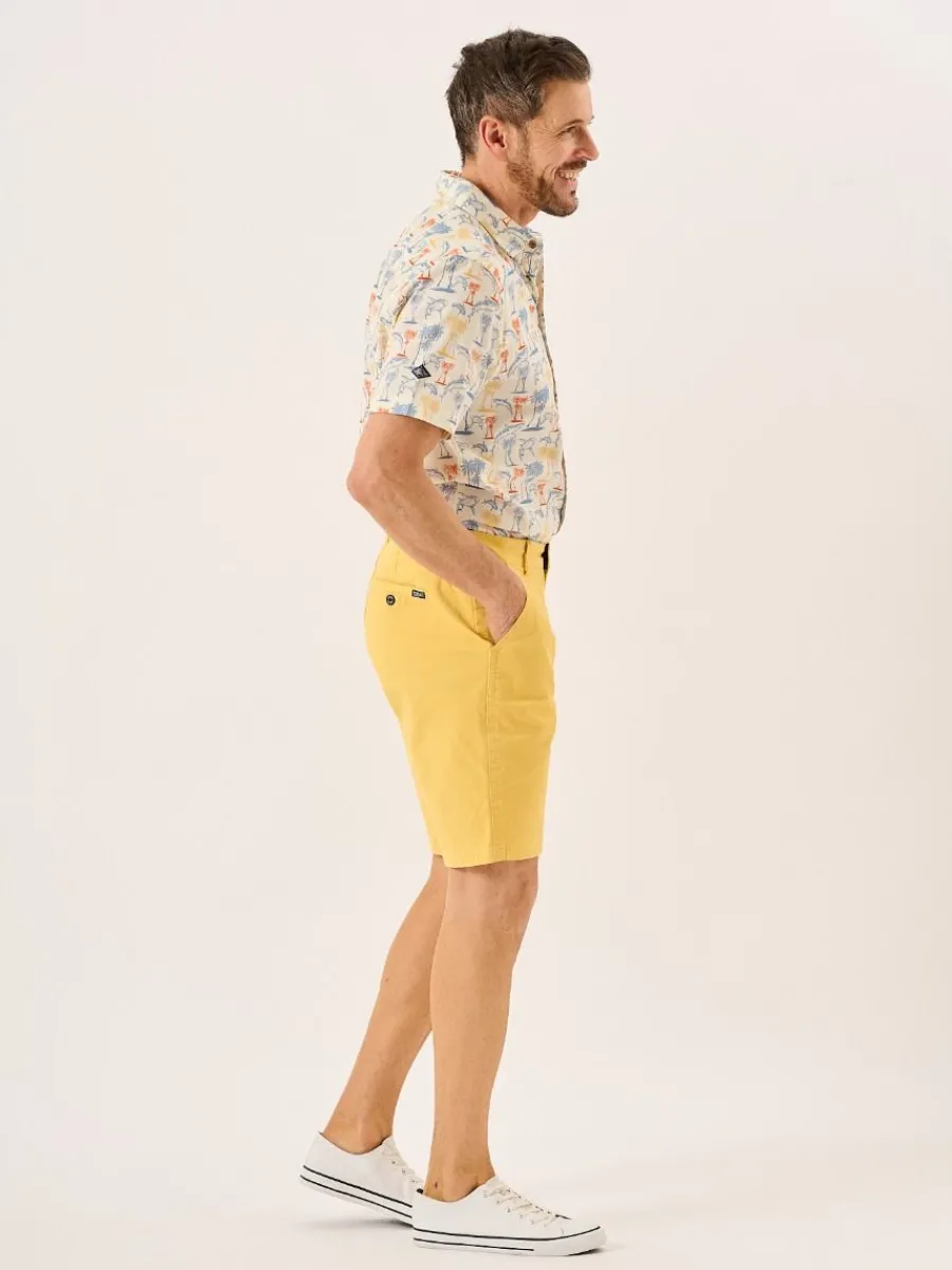 golden_yellow_stretch_chi_7.webp Quba & Co Golden Yellow Stretch Chino Shorts - Sandor Hot