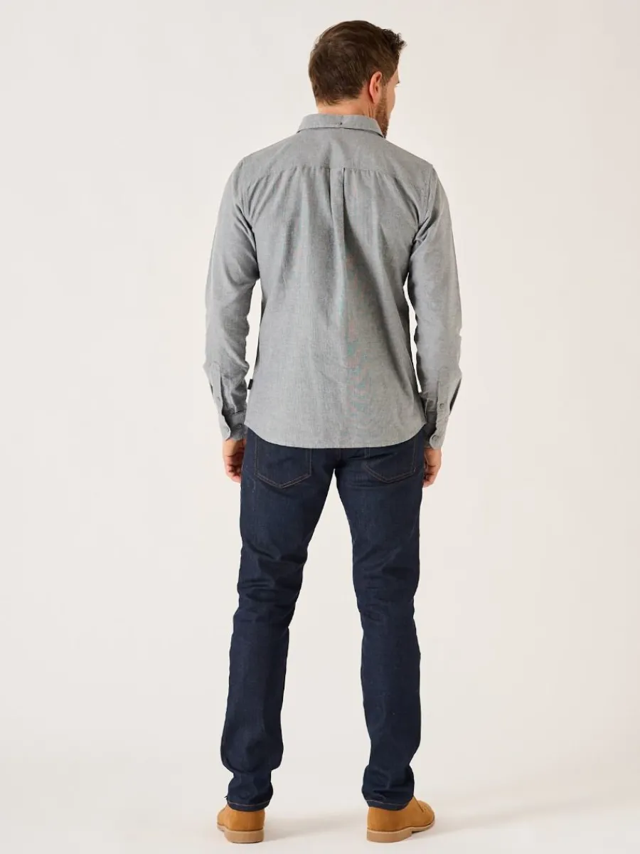 grey_long_sleeve_oxford_s_7.webp Quba & Co Grey Long Sleeve Oxford Shirt - Orlen New
