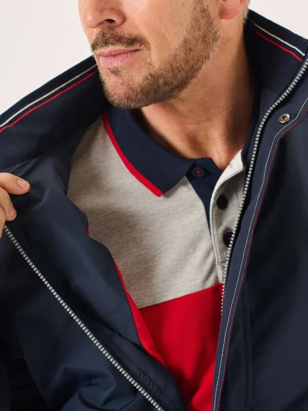 Quba & Co Hardwick Harrington Jacket in Dark Navy New