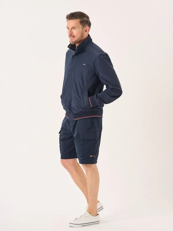 Quba & Co Hardwick Harrington Jacket in Dark Navy New