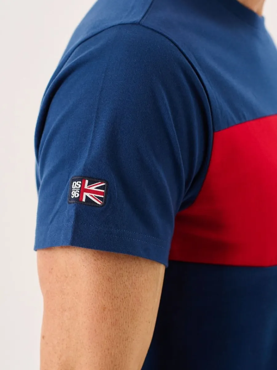 marine_blue_and_red_xseri_10.webp Quba & Co Marine Blue And Red X-Series Colour Block T-Shirt - Dornan New