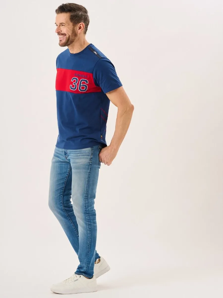 marine_blue_and_red_xseri_7.webp Quba & Co Marine Blue And Red X-Series Colour Block T-Shirt - Dornan New
