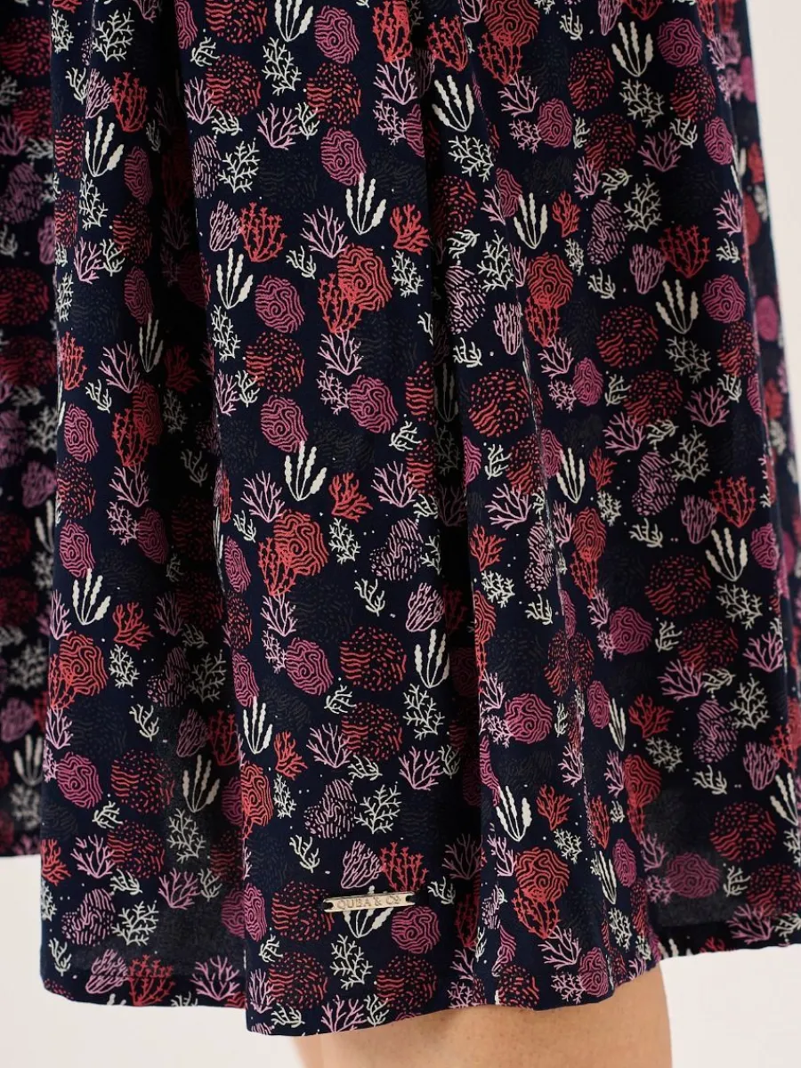 multicoloured_long_sleeve_10.webp Quba & Co Multicoloured Long Sleeve Nautical Print Shirt Dress - Tally Online