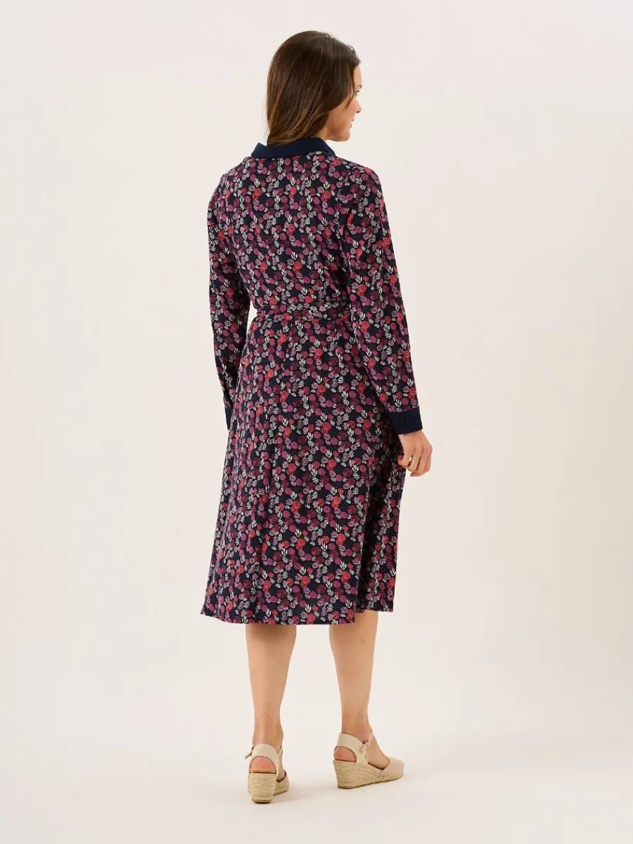 multicoloured_long_sleeve_9.webp Quba & Co Multicoloured Long Sleeve Nautical Print Shirt Dress - Tally Online