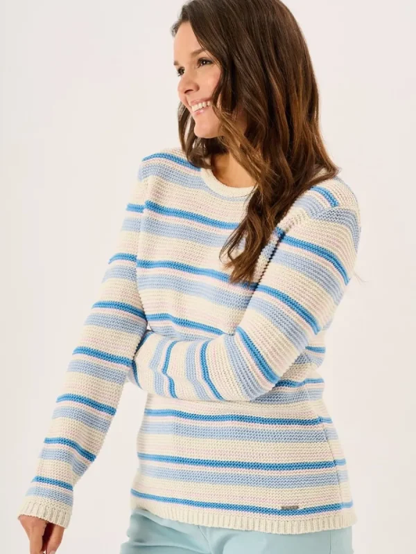 Quba & Co Multicoloured Pearl Knit Striped Jumper - Shola Discount
