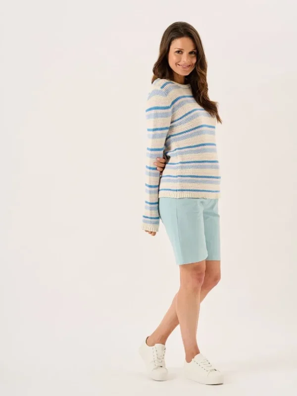 Quba & Co Multicoloured Pearl Knit Striped Jumper - Shola Discount