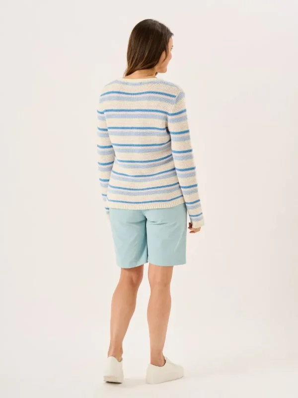 Quba & Co Multicoloured Pearl Knit Striped Jumper - Shola Discount