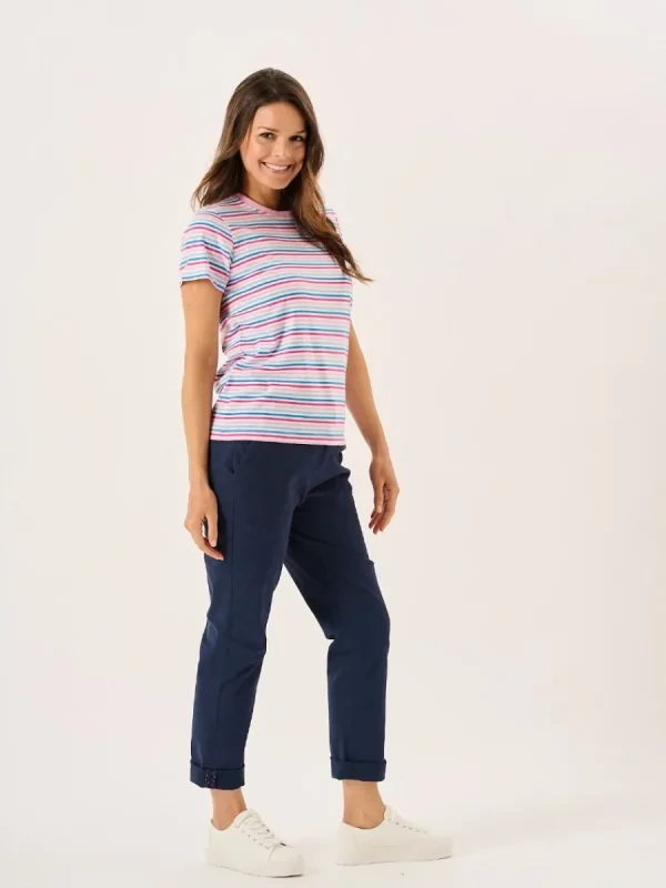 Quba & Co Multicoloured Striped Cotton T-Shirt - Bali Outlet