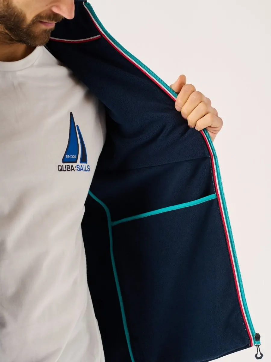 navy_and_teal_xseries_gil_4.webp Quba & Co Navy And Teal X-Series Gilet - Omantle New