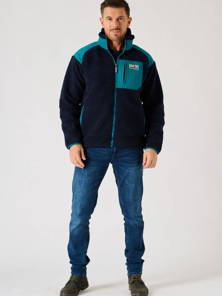 navy_and_teal_xseries_zip_2.webp Quba & Co Navy And Teal X-Series Zip Borg Jacket- Biasca New