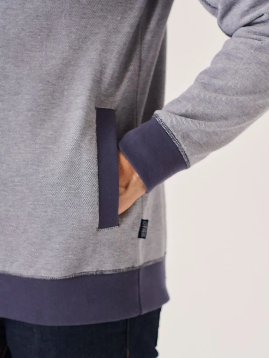 navy_and_white_button_nec_7.webp Quba & Co Navy And White Button Neck Sweatshirt - Felson Sale