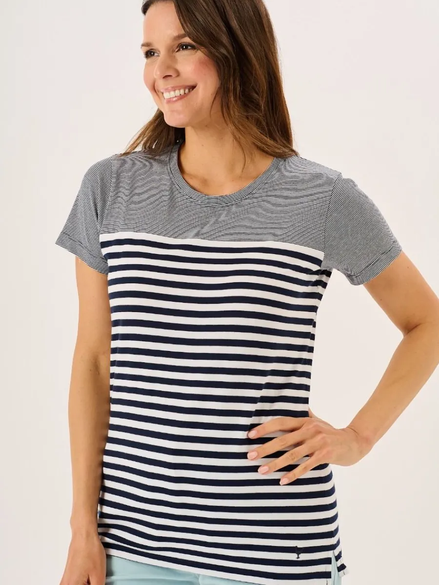 navy_and_white_panelled_y_0.webp Quba & Co Navy And White Panelled Yarn Dye T-Shirt - Silva Best