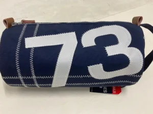 Quba & Co Navy Barrel Wash Bag - Beacon New