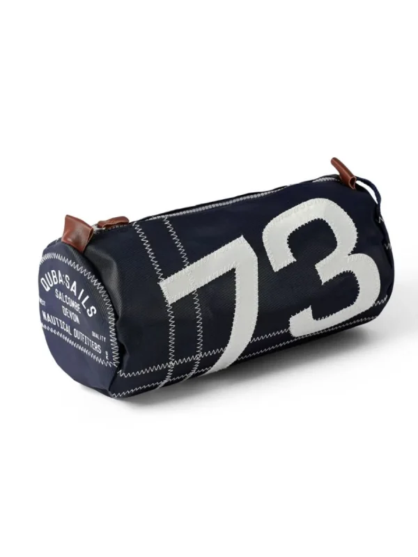Quba & Co Navy Barrel Wash Bag - Beacon New