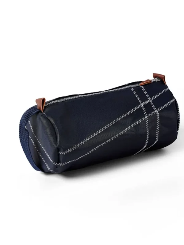 Quba & Co Navy Barrel Wash Bag - Beacon New