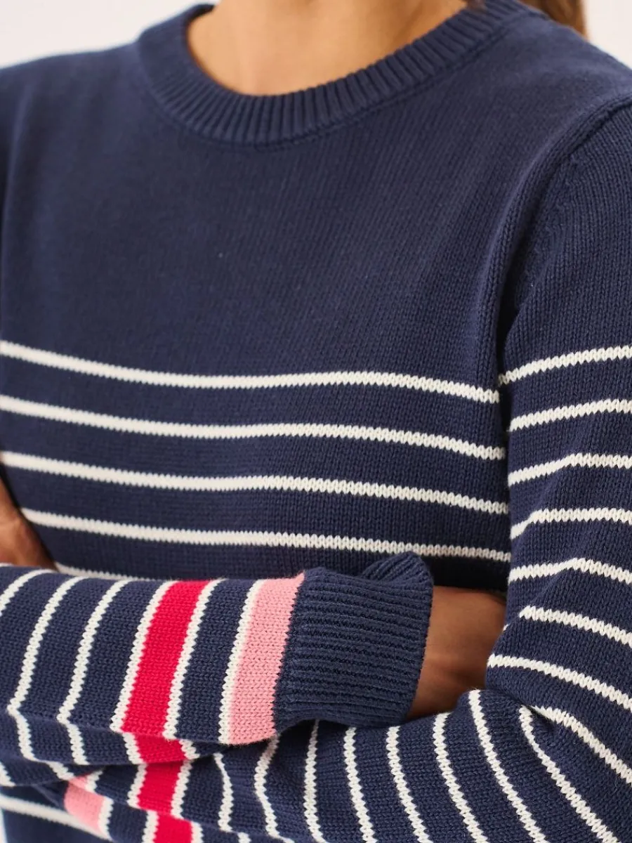 navy_breton_striped_jumpe_1.webp Quba & Co Navy Breton Striped Jumper - Darla Outlet