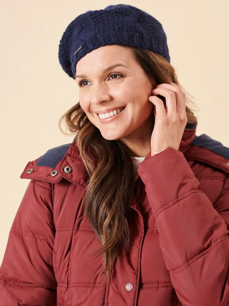 navy_cable_knit_beret_2.webp Quba & Co Navy Cable Knit Beret Outlet