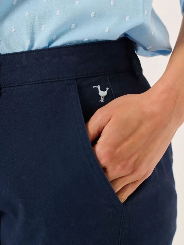 Quba & Co Navy Chino Trousers - Carlyne Best