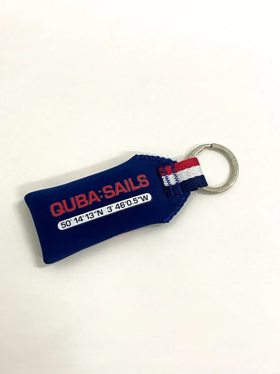 navy_floating_keyring__fi_0.webp Quba & Co Navy Floating Keyring - Finney Clearance