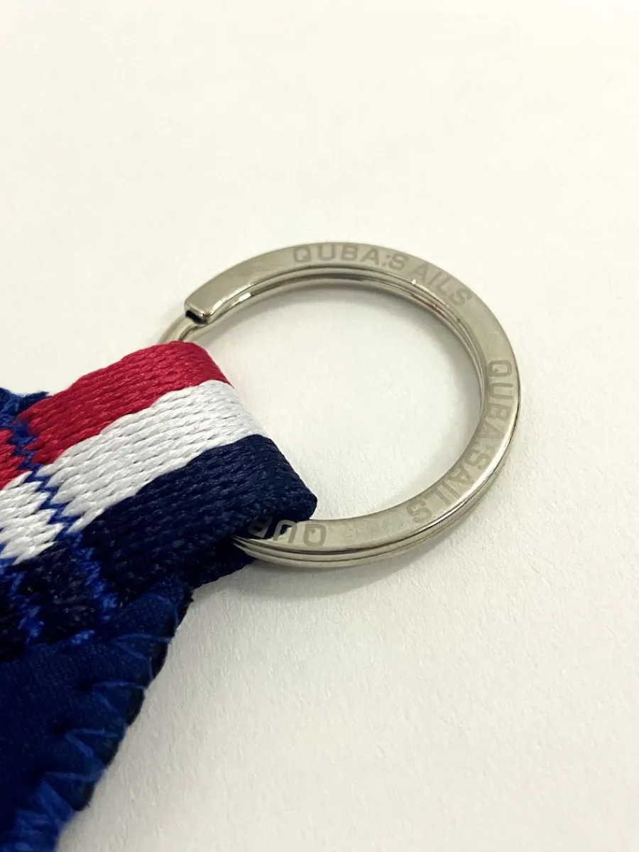 navy_floating_keyring__fi_1.webp Quba & Co Navy Floating Keyring - Finney Clearance