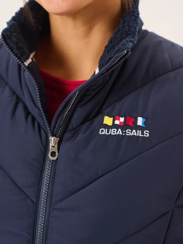 Quba & Co Navy Ladies X-Series Shower And Windproof Gilet - Kitt New